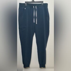 FIGS scrubs High Waisted Zamora Joggers Navy medical nurse dental size Medium